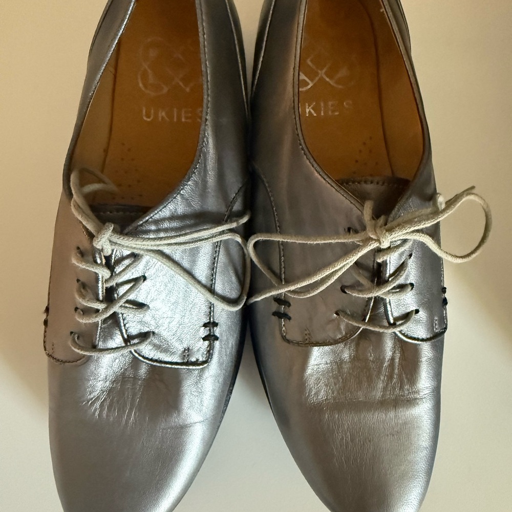 Silver Women's Flats